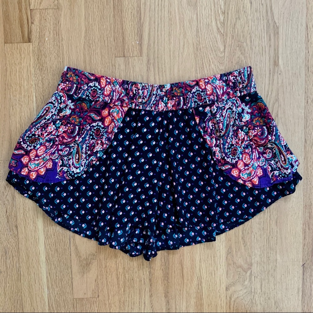 Band of Gypsies Floral/Paisley Shorts